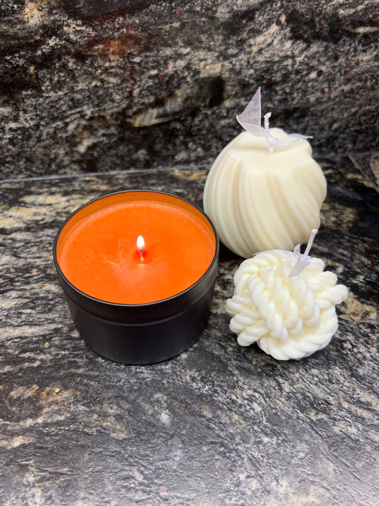 Sandalwood and Black Pepper Tin Candle