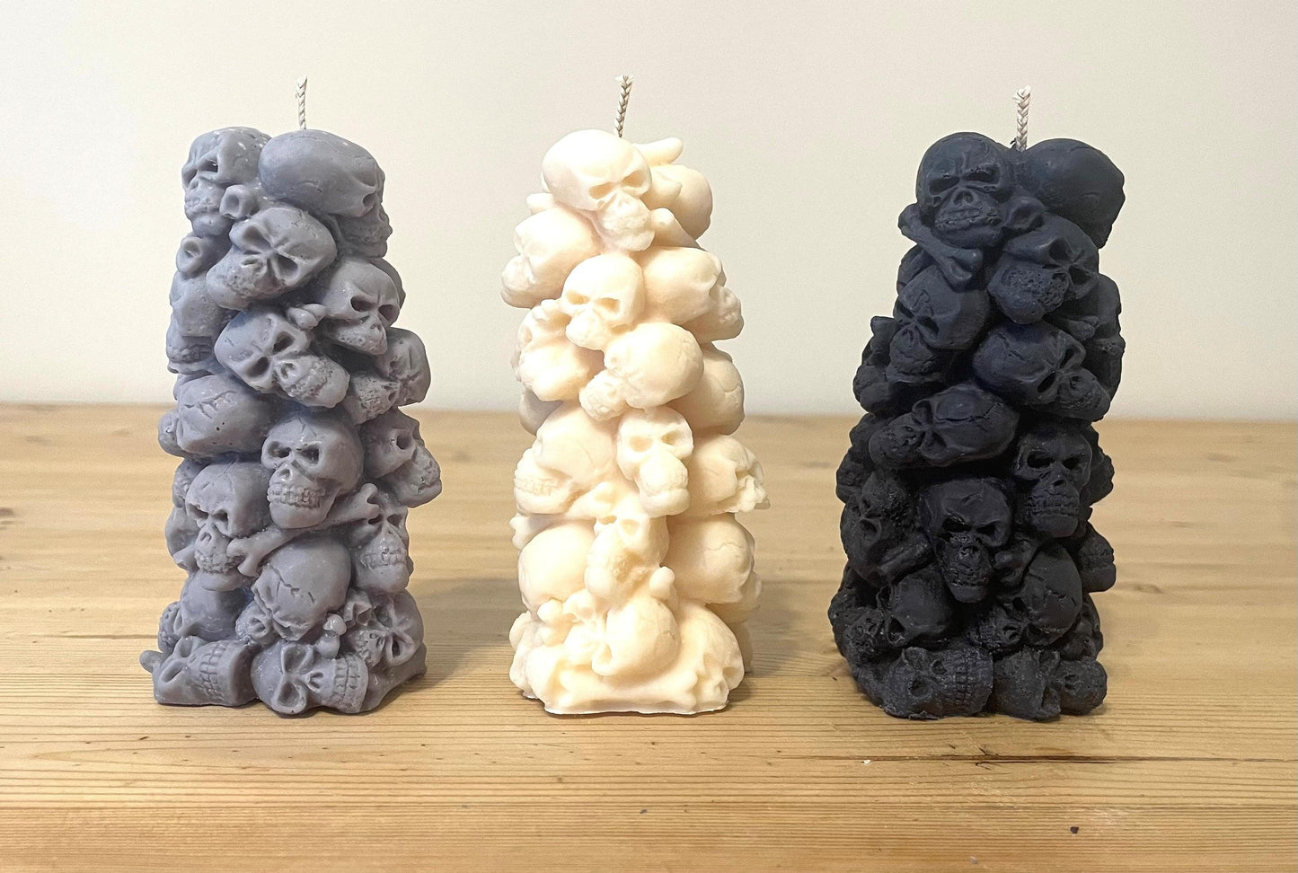 Grey Pile of Bones Candle - The Whitby Candle Company